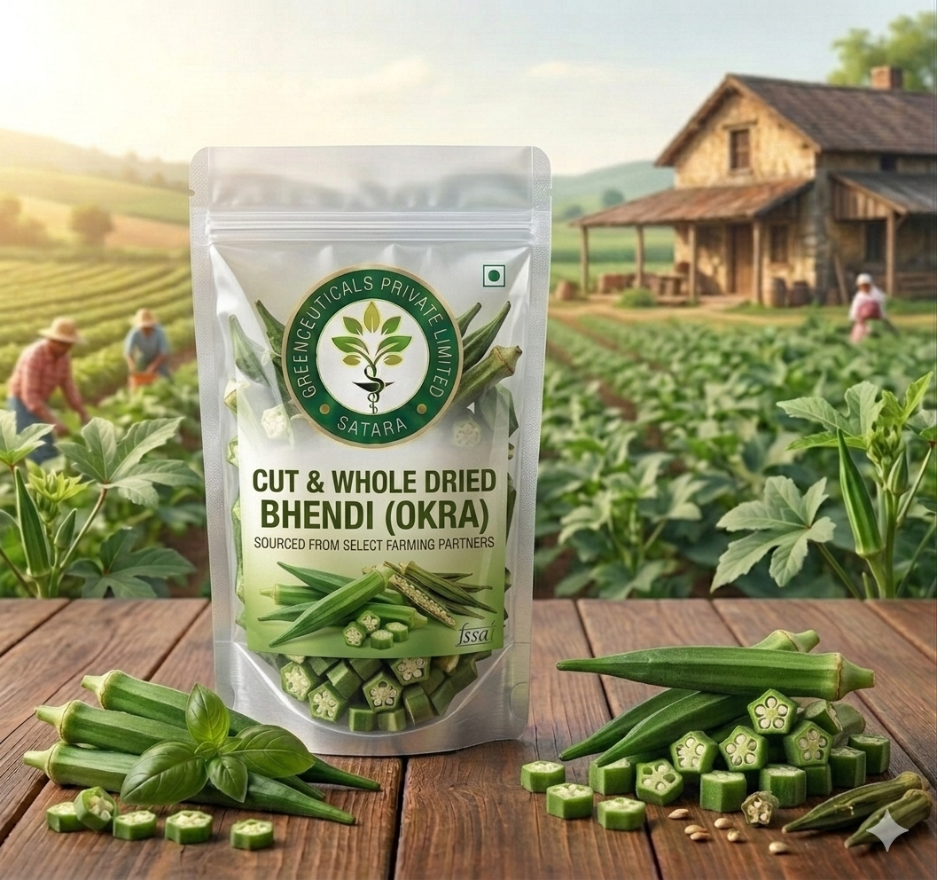Cut & Whole Dried Bhendi (Okra)